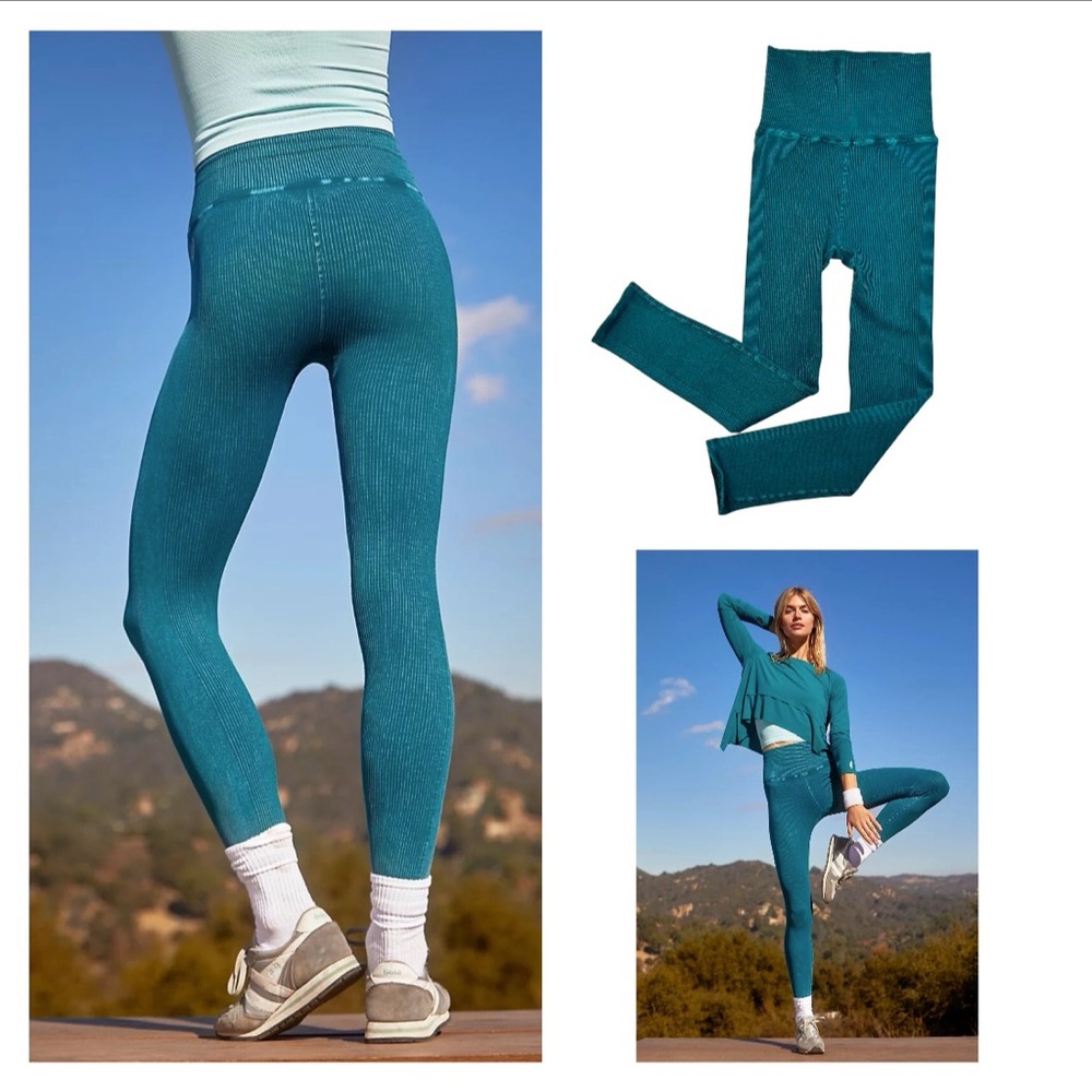 NWOT Free People Happiness Runs Ultra High Rise Leggings XS/S
